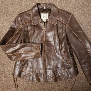 Leather jacket